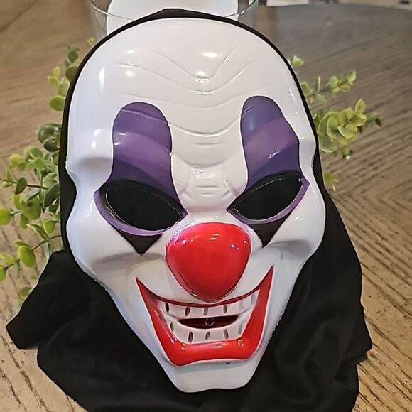 Scary clown Halloween mask - Picture 4 of 4